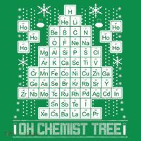 Oh Chemistry Tree Chemist Ugly Christmas Sweater Baby Bodysuit thumb 2