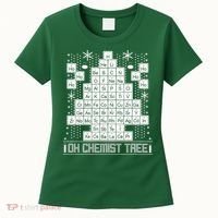 Oh Chemistry Tree Chemist Ugly Christmas Sweater Women's T-Shirt thumb 0