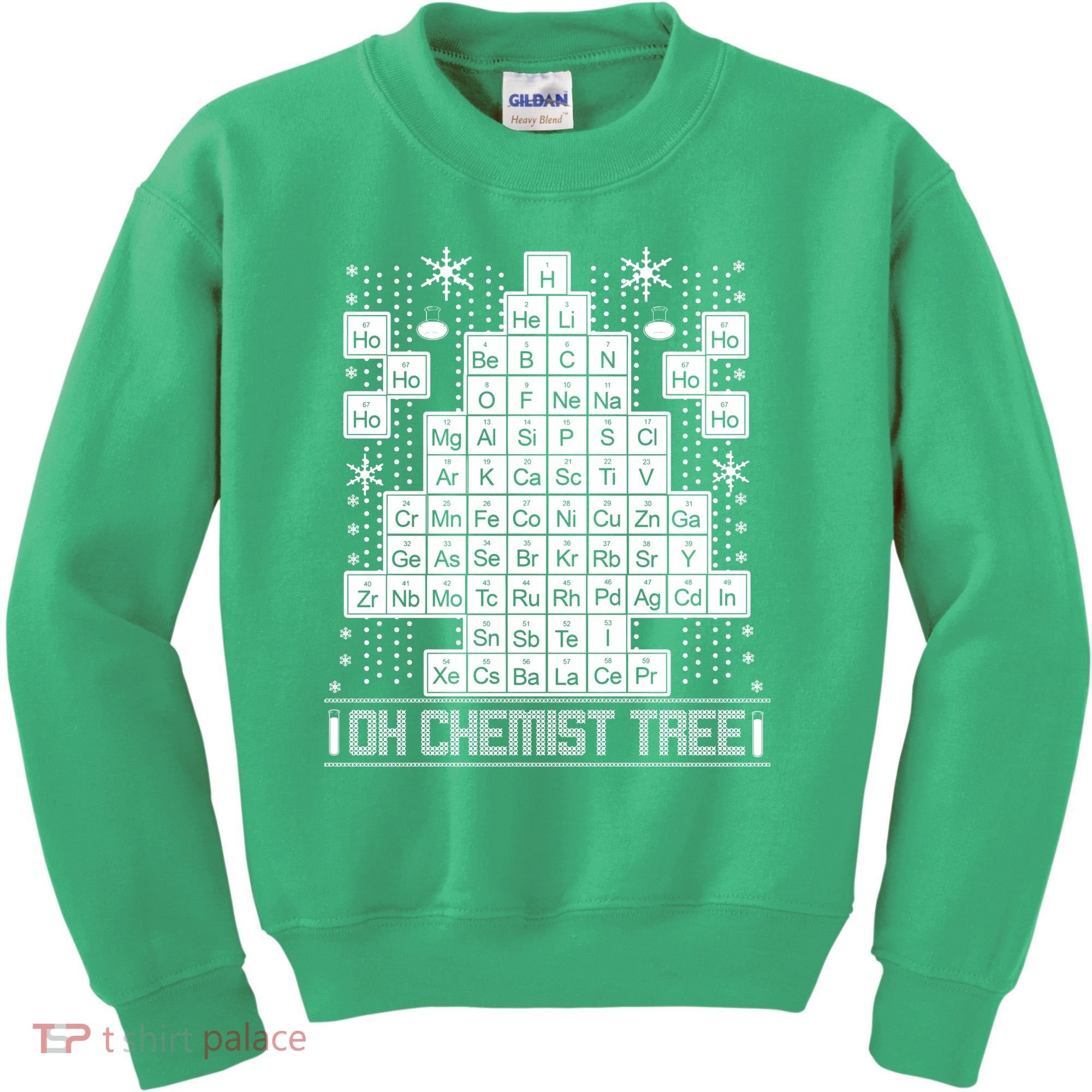 Oh Chemistry Tree Chemist Ugly Christmas Sweater Kids Sweatshirt