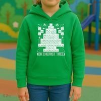 Oh Chemistry Tree Chemist Ugly Christmas Sweater Kids Hoodie thumb 3