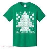 Oh Chemistry Tree Chemist Ugly Christmas Sweater Kids T-Shirt thumb 0