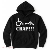 Oh Crap Wheel Chair Fail Hoodie thumb 0