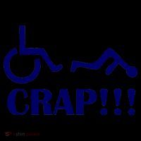 Oh Crap Wheel Chair Fail Coffee Mug thumb 5