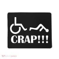 Oh Crap Wheel Chair Fail Mousepad thumb 0