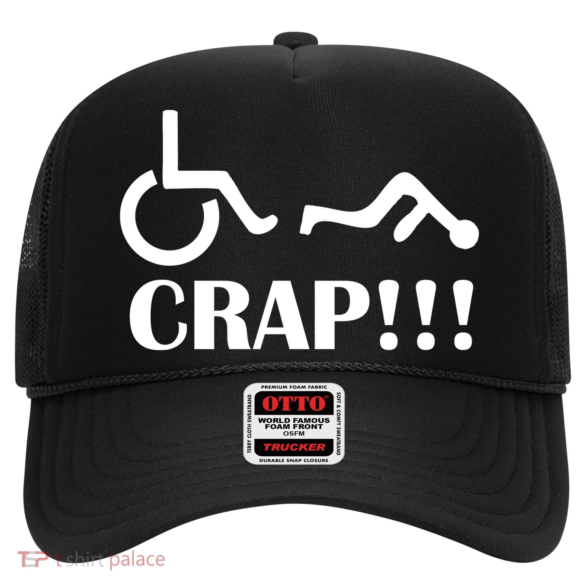 Oh Crap Wheel Chair Fail Hat