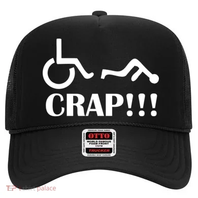 Oh Crap Wheel Chair Fail Hat