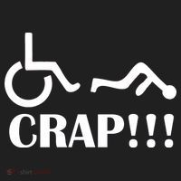 Oh Crap Wheel Chair Fail Hat thumb 2