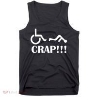 Oh Crap Wheel Chair Fail Tank Top thumb 0