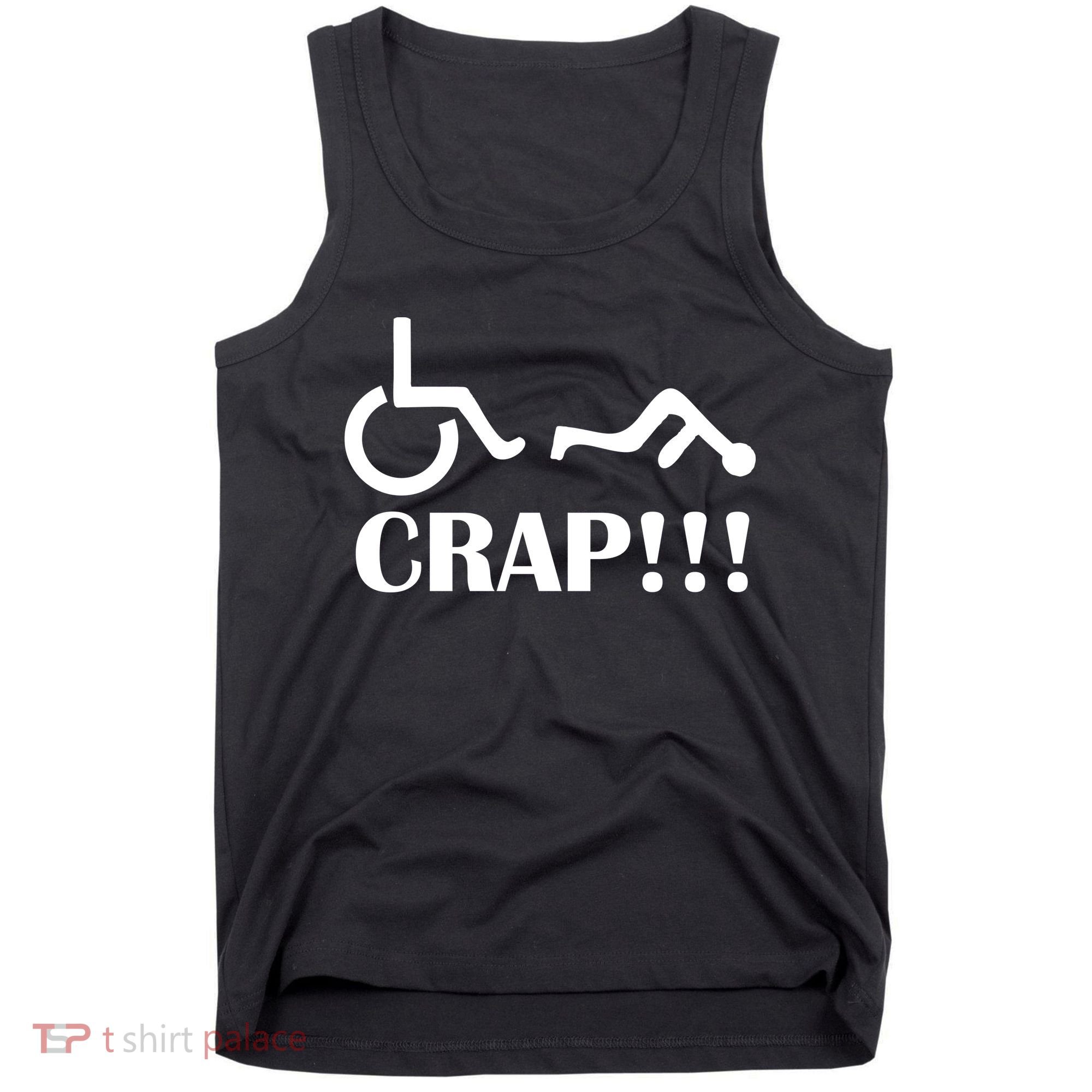 Oh Crap Wheel Chair Fail Tank Top