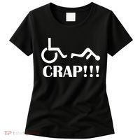 Oh Crap Wheel Chair Fail Women's T-Shirt thumb 0