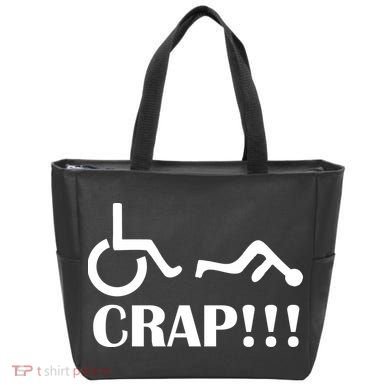 Oh Crap Wheel Chair Fail Tote Bag