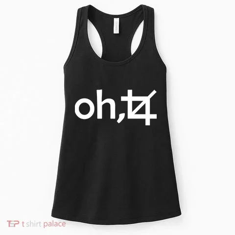 Oh Crop Women's Tank Top in the selected color