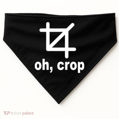 Oh Crop Math Geek USA-Made Doggie Bandana