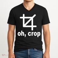 Oh Crop Math Geek V-Neck T-Shirt thumb 2