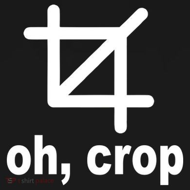 Oh Crop Math Geek V-Neck T-Shirt