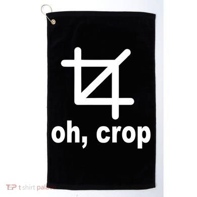 Oh Crop Math Geek Golf Towel