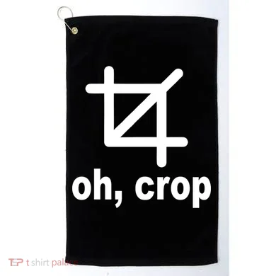 Oh Crop Math Geek Golf Towel