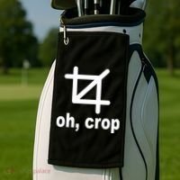 Oh Crop Math Geek Golf Towel thumb 2