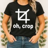 Oh Crop Math Geek Women's T-Shirt thumb 2