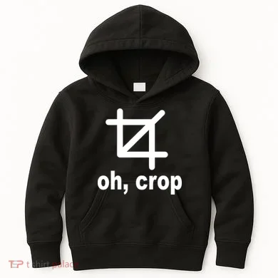 Oh Crop Math Geek Kids Hoodie