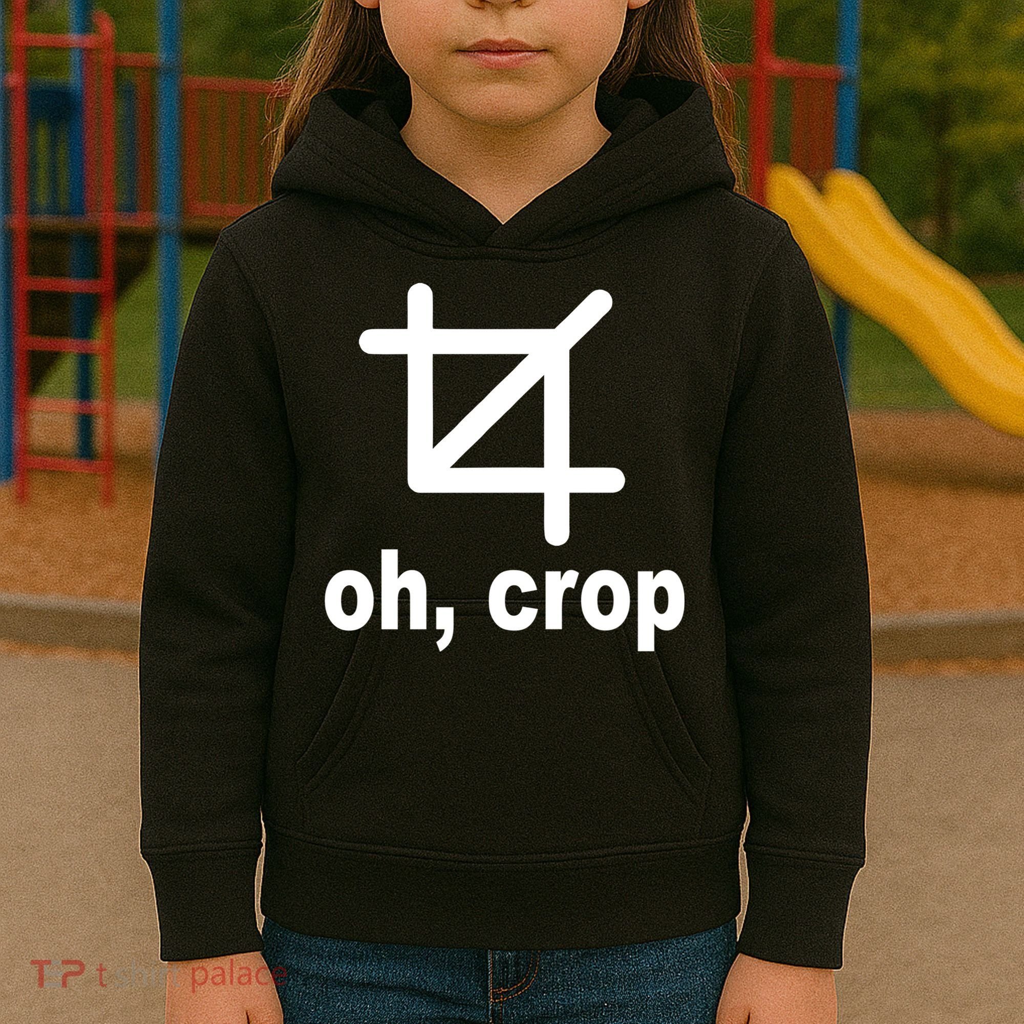 Oh Crop Math Geek Kids Hoodie