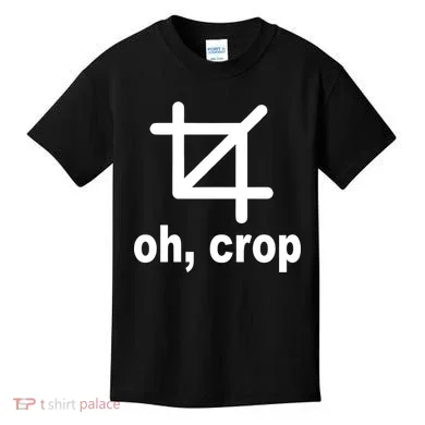 Oh Crop Math Geek Kids T-Shirt