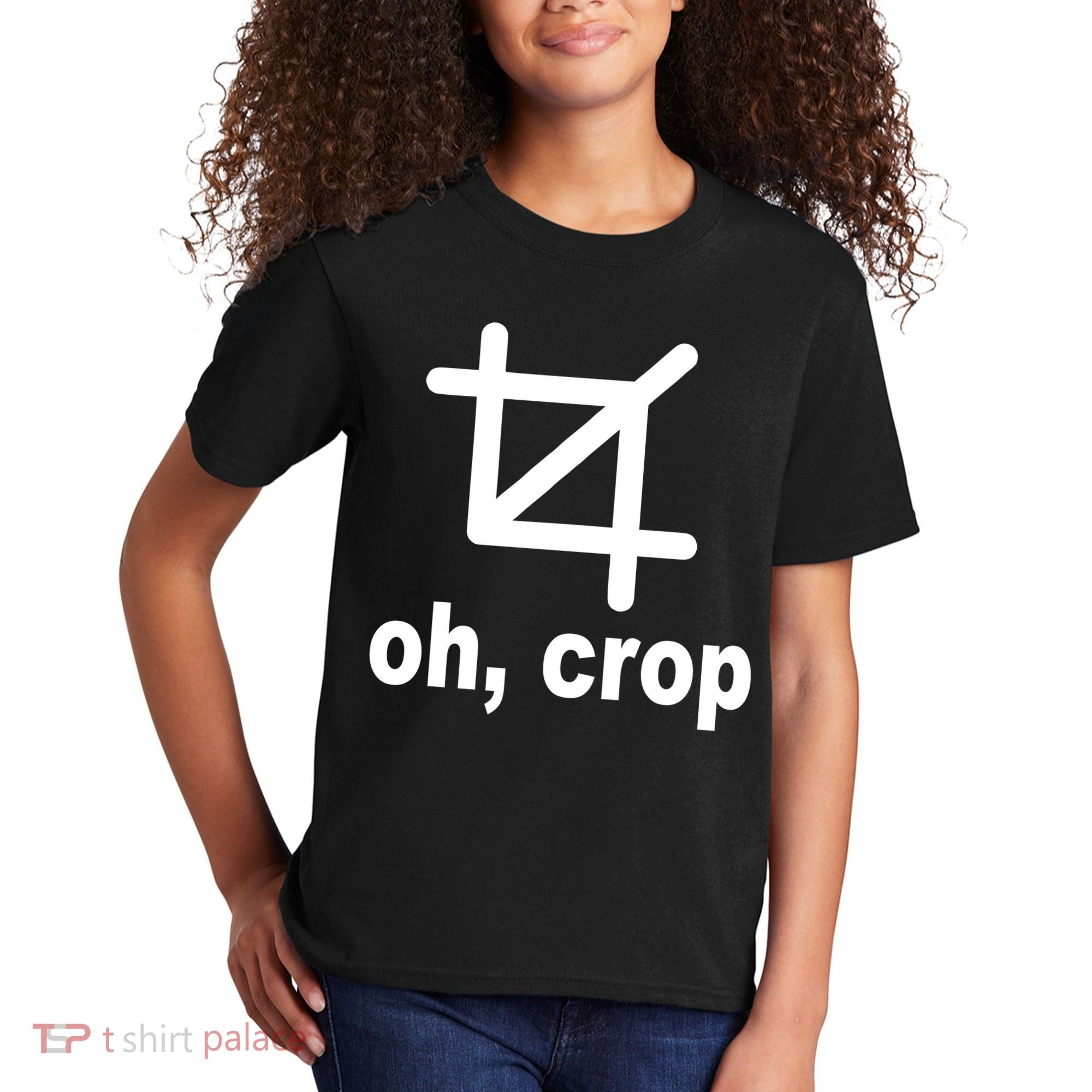 Oh Crop Math Geek Kids T-Shirt