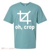 Oh Crop Math Geek Sueded Cloud Jersey T-Shirt thumb 0