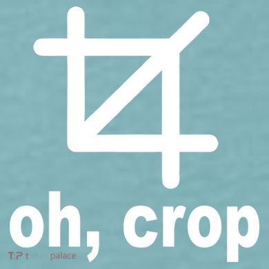 Oh Crop Math Geek Sueded Cloud Jersey T-Shirt