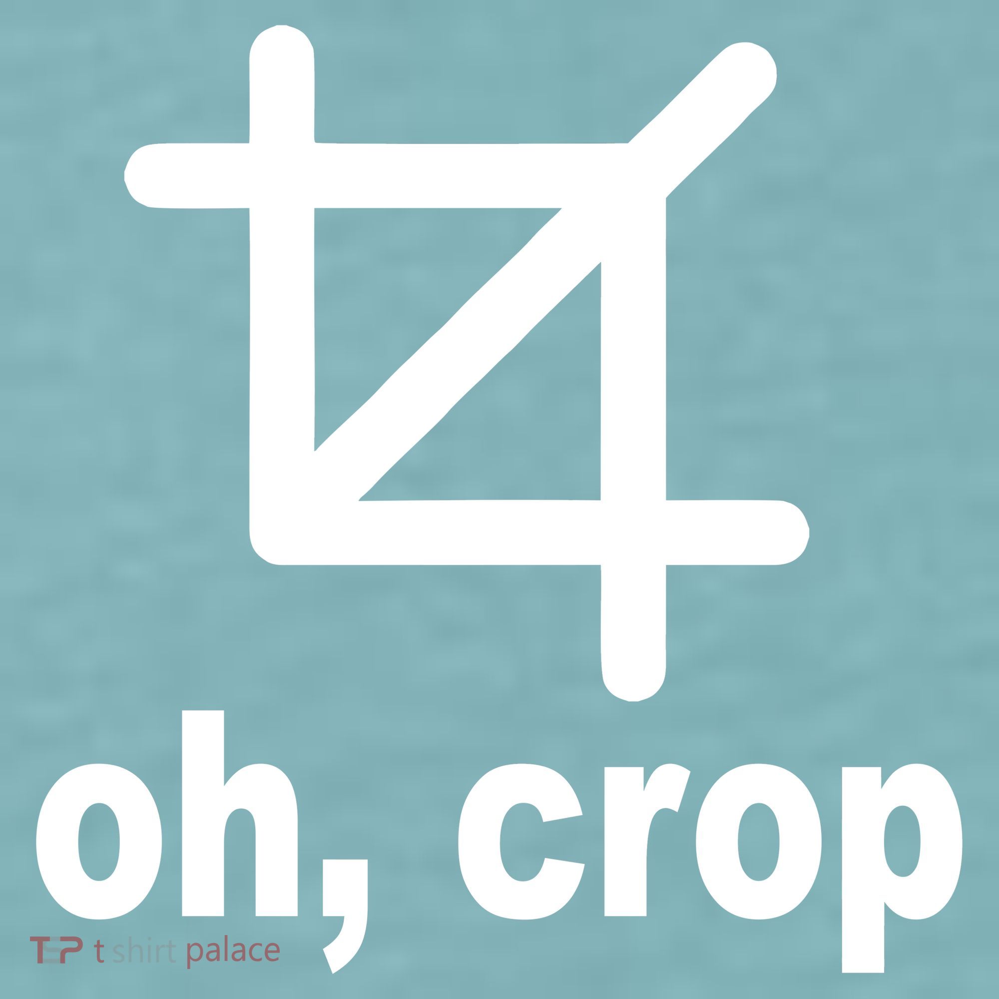 Oh Crop Math Geek Sueded Cloud Jersey T-Shirt