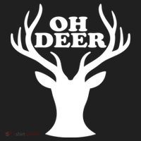 Oh Deer Funny Christmas Women's Sweatshirt thumb 2