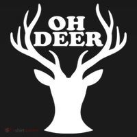 Oh Deer Funny Christmas Backpack thumb 2