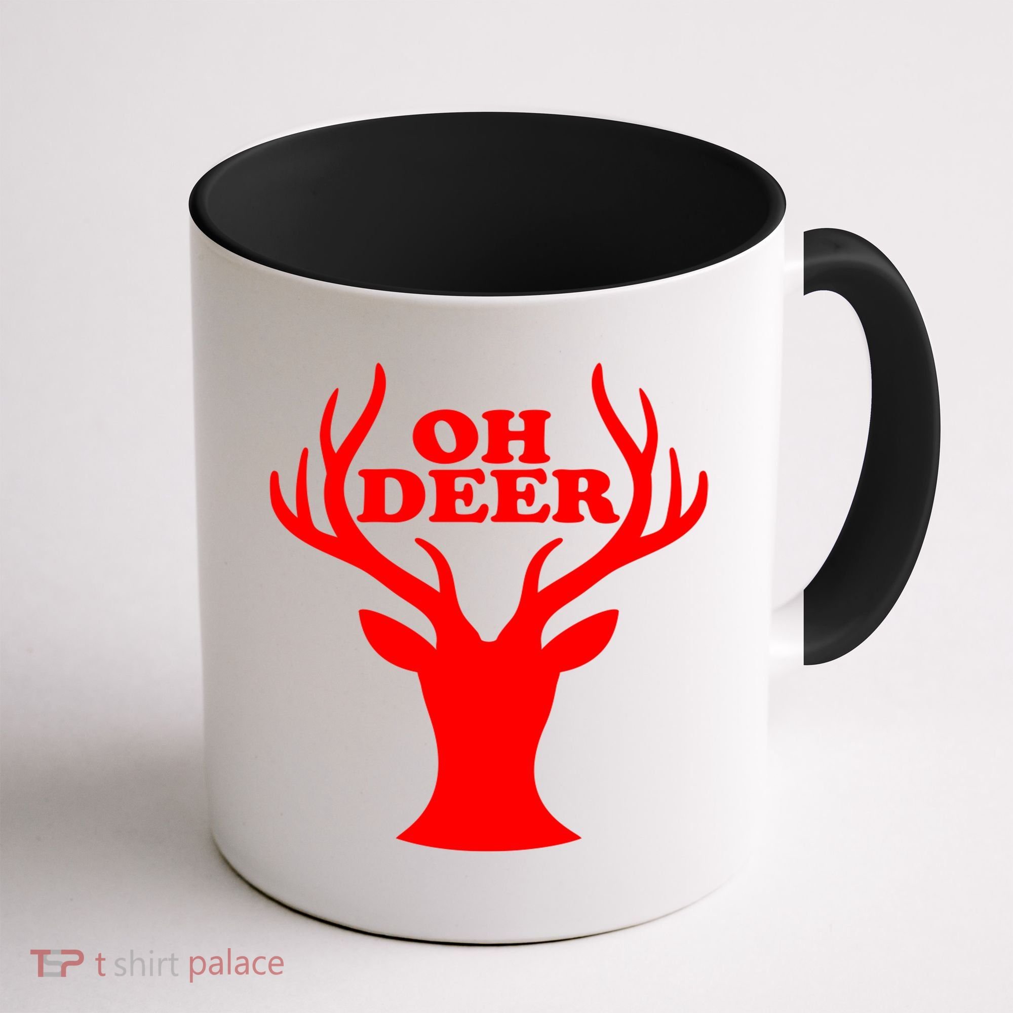 Oh Deer Funny Christmas Coffee Mug