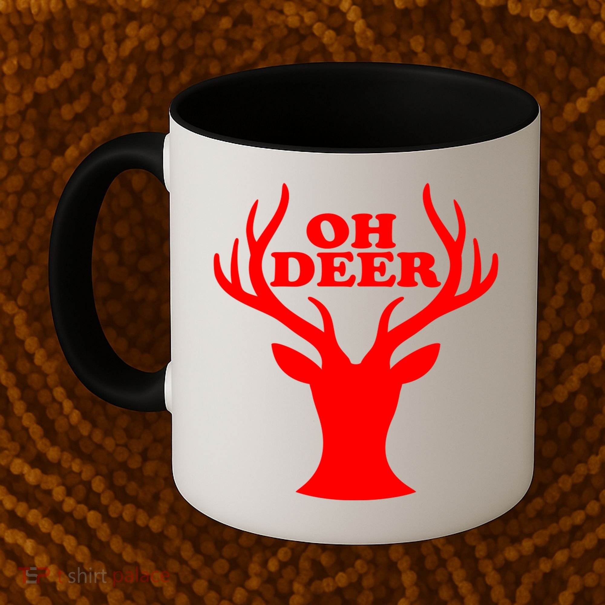 Oh Deer Funny Christmas Coffee Mug
