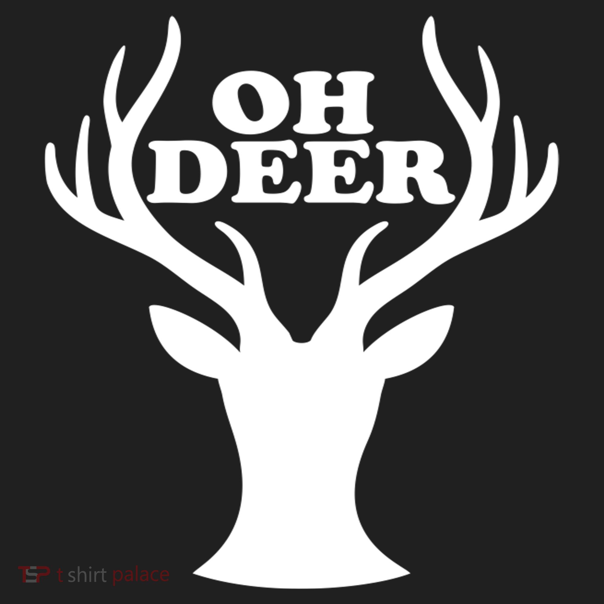 Oh Deer Funny Christmas Beanie