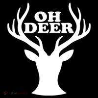 Oh Deer Funny Christmas Women's Hoodie thumb 2