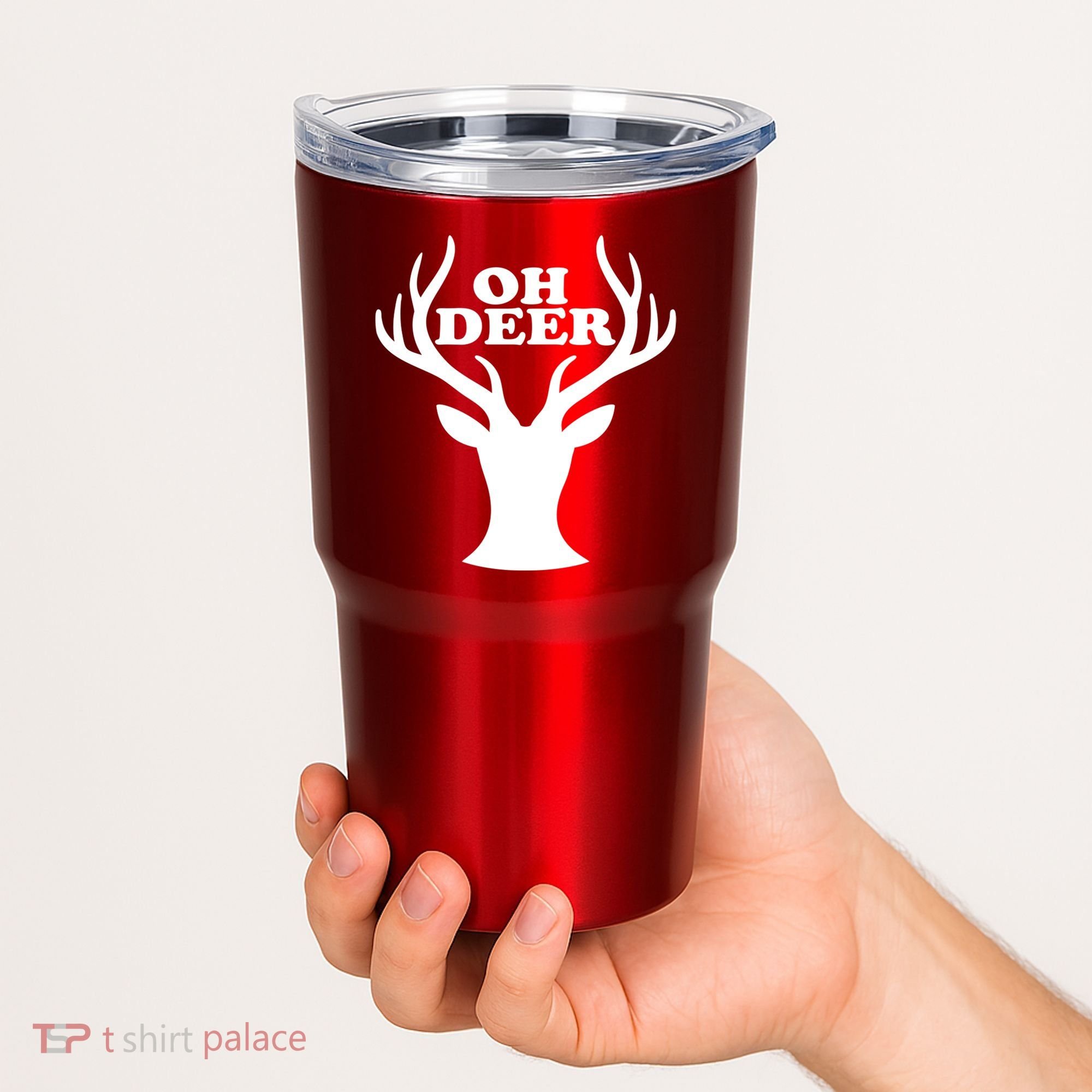 Oh Deer Funny Christmas Tumbler