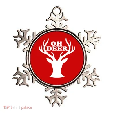 Oh Deer Funny Christmas Ornament
