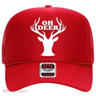 Oh Deer Funny Christmas Hat