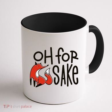 Oh For Fox Sake Coffee Mug back