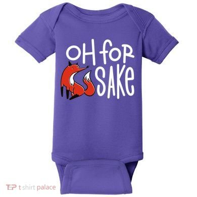 Oh For Fox Sake Baby Bodysuit