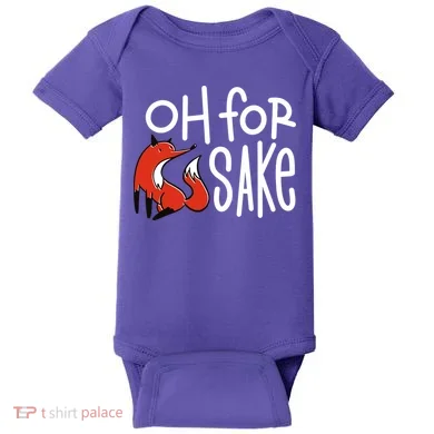 Oh For Fox Sake Baby Bodysuit