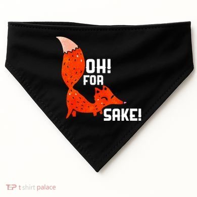 Oh For Fox Shake! USA-Made Doggie Bandana