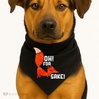 Oh For Fox Shake! USA-Made Doggie Bandana thumb 1