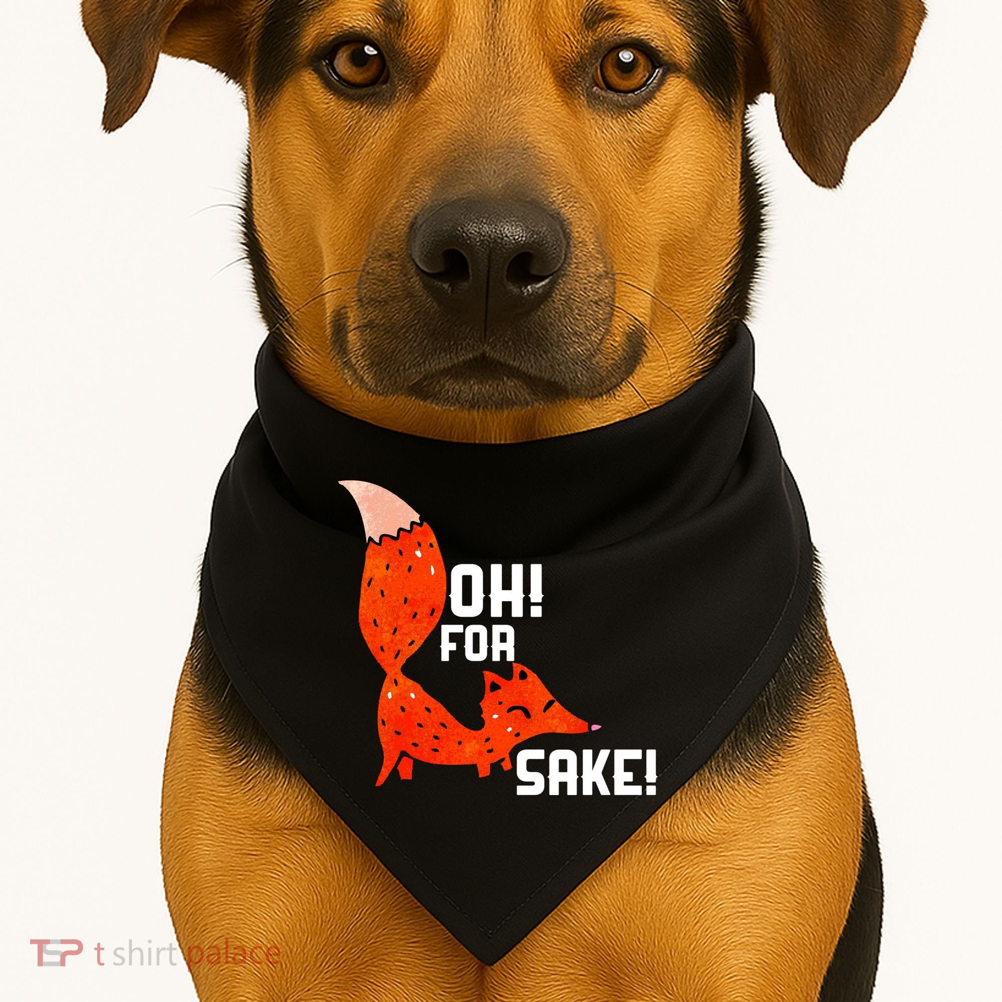 Oh For Fox Shake! USA-Made Doggie Bandana