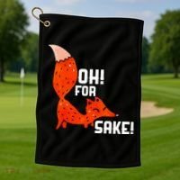 Oh For Fox Shake! Golf Towel thumb 1