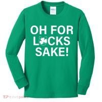 Oh For Lucks Sake Kids Long Sleeve Shirt thumb 0