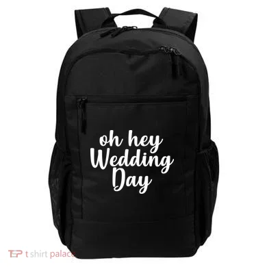 Oh Hey Wedding Day Backpack