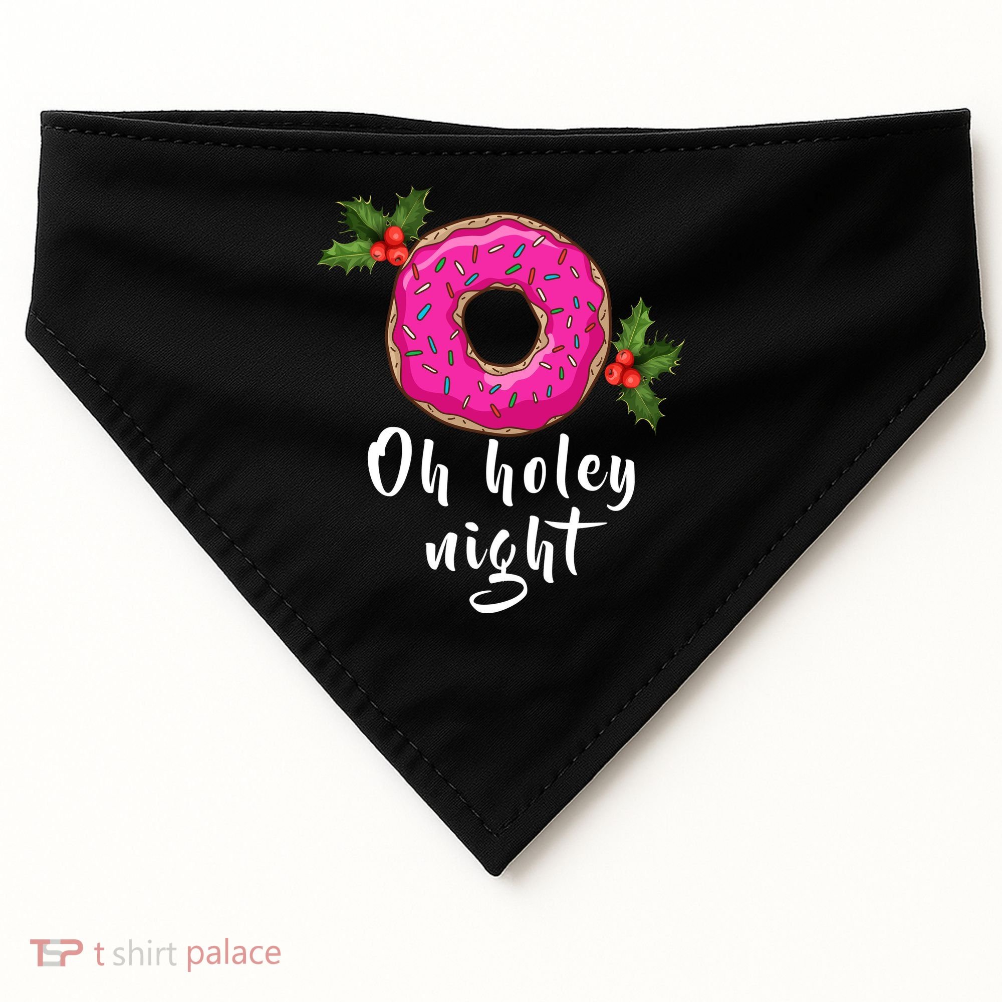 Oh Holey Night Donut USA-Made Doggie Bandana