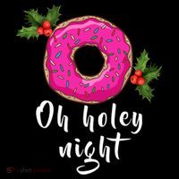 Oh Holey Night Donut USA-Made Doggie Bandana thumb 2